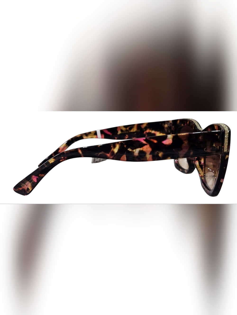 Nanette Lepore Women's Tortoiseshell Sunglasses - Brown Gradient Lenses, New - Picture 5 of 8